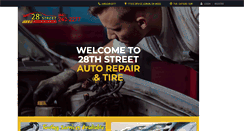 Desktop Screenshot of 28thstreetautorepair.com